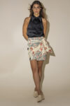 The Carmen Cotton Wrap Skirt